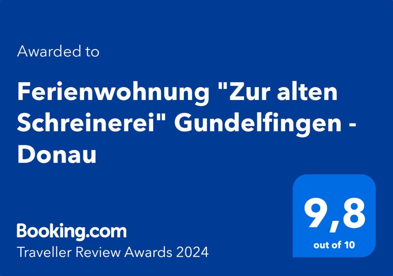 Ferienwohnung "Zur Alten Schreinerei" Gundelfingen - Donau Gundelfingen an der Donau Extérieur photo