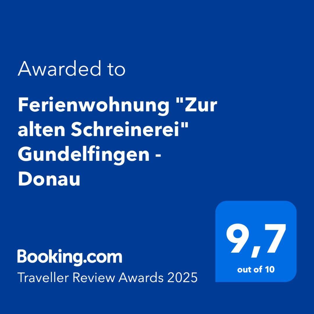 Ferienwohnung "Zur Alten Schreinerei" Gundelfingen - Donau Gundelfingen an der Donau Extérieur photo